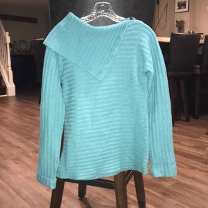Teal sweater